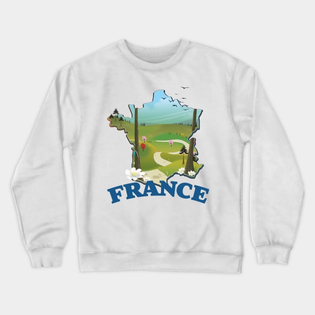 France Crewneck Sweatshirt by nickemporium1